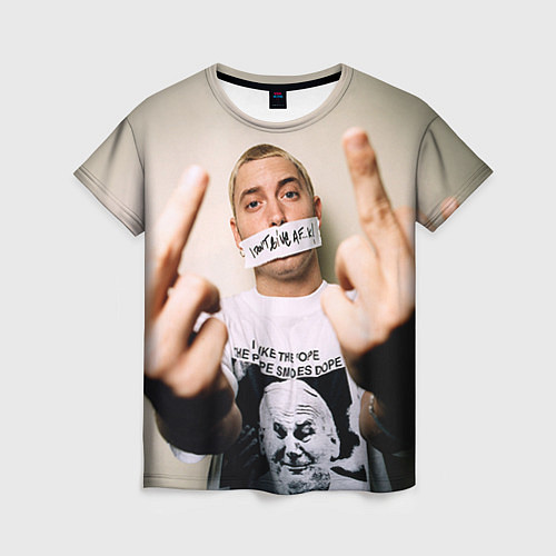 Женская футболка Eminem: I am Rap / 3D-принт – фото 1