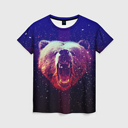 Футболка женская Roar Bear, цвет: 3D-принт