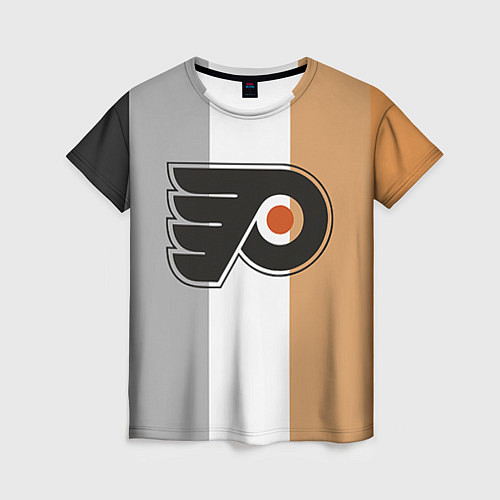 Женская футболка Philadelphia Flyers / 3D-принт – фото 1