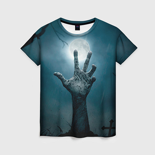Женская футболка Рука / 3D-принт – фото 1