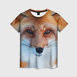 Женская футболка Взгляд лисы