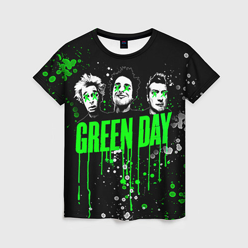 Женская футболка Green Day: Acid Colour / 3D-принт – фото 1