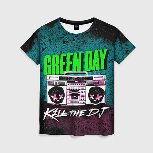 Женская футболка Green Day: Kill the DJ / 3D-принт – фото 1