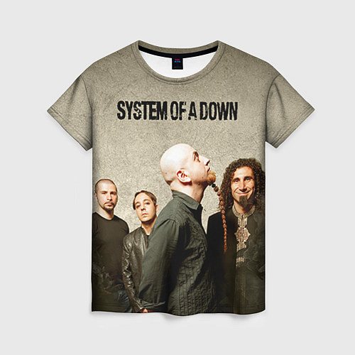 Женская футболка System of a Down / 3D-принт – фото 1