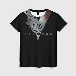 Женская футболка Vikings Emblem