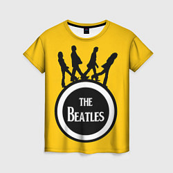 Женская футболка The Beatles: Yellow Vinyl