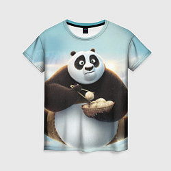 Женская футболка Кунг фу панда