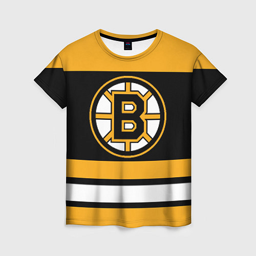 Женская футболка Boston Bruins / 3D-принт – фото 1
