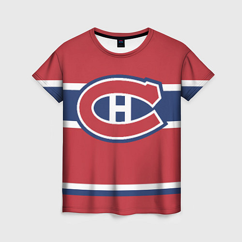 Женская футболка Montreal Canadiens / 3D-принт – фото 1