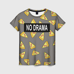 Женская футболка No drama