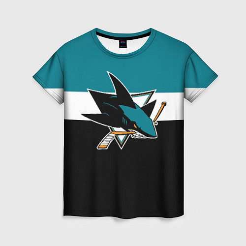 Женская футболка San Jose Sharks / 3D-принт – фото 1
