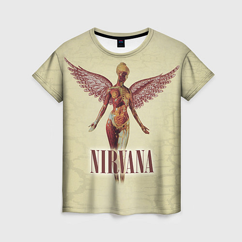 Женская футболка Nirvana Angel / 3D-принт – фото 1