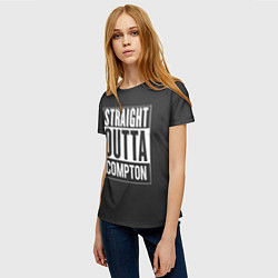 Футболка женская Straight Outta Compton, цвет: 3D-принт — фото 2