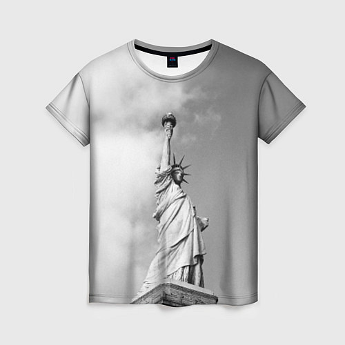 Женская футболка Статуя Свободы / 3D-принт – фото 1