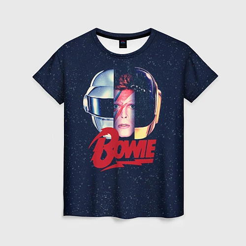 Женская футболка Bowie Space / 3D-принт – фото 1