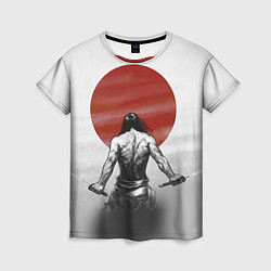 Женская футболка Ярость самурая