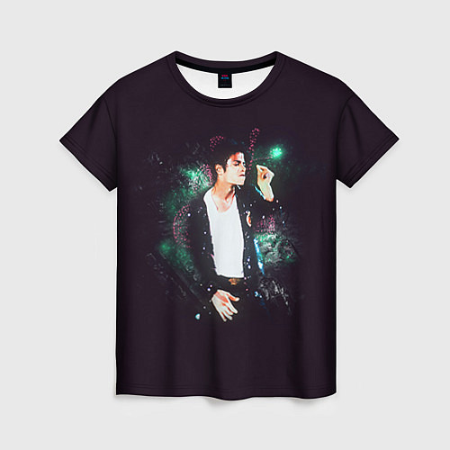 Женская футболка Michael Jackson / 3D-принт – фото 1