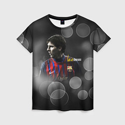 Футболка женская Leo Messi, цвет: 3D-принт