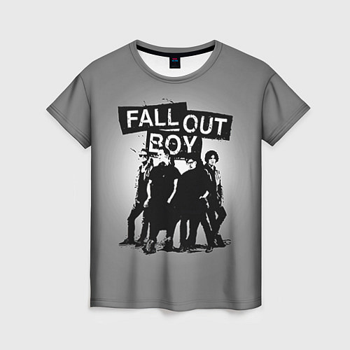 Женская футболка Fall out boy / 3D-принт – фото 1