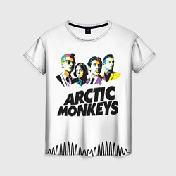 Женская футболка Arctic Monkeys: Music Wave