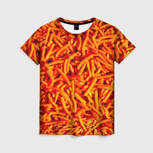 Женская футболка Морковь / 3D-принт – фото 1