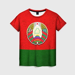 Женская футболка Герб Беларуси