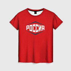 Женская футболка Россия