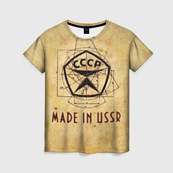 Женская футболка Made in USSR