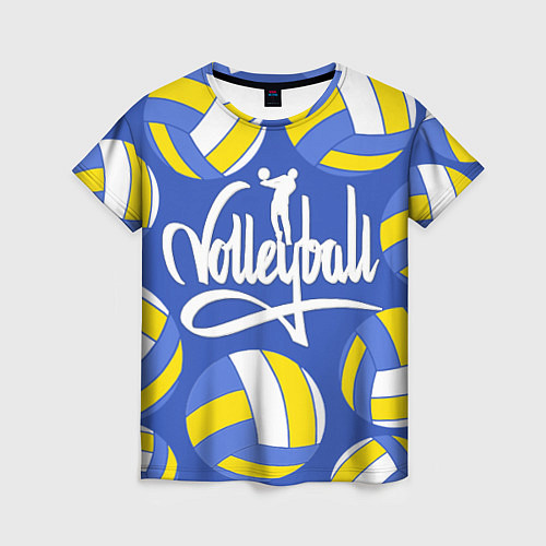 Женская футболка Волейбол 6 / 3D-принт – фото 1