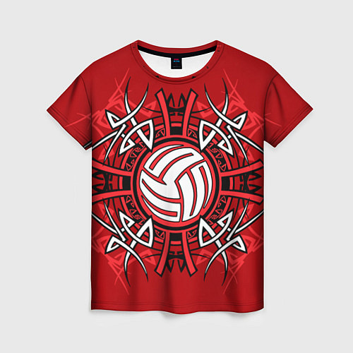 Женская футболка Волейбол 34 / 3D-принт – фото 1