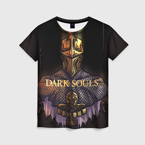 Женская футболка Dark Souls: Knight / 3D-принт – фото 1