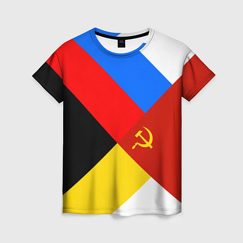 Женская футболка Вечная Россия / 3D-принт – фото 1