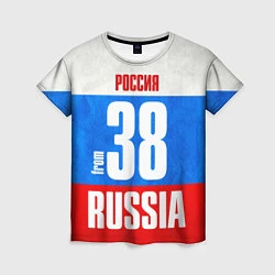Женская футболка Russia: from 38