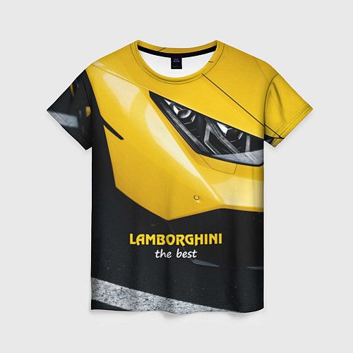Женская футболка Lamborghini the best / 3D-принт – фото 1