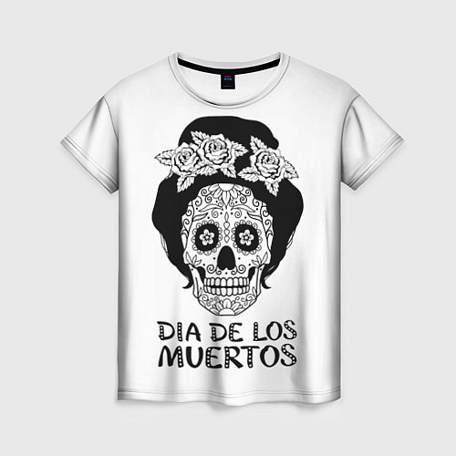 Женская футболка День мертвецов / 3D-принт – фото 1