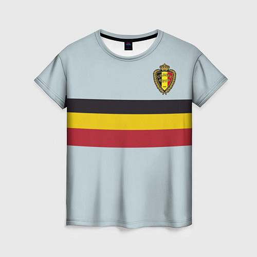 Женская футболка Сборная Бельгии по футболу / 3D-принт – фото 1