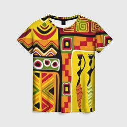 Женская футболка Африка