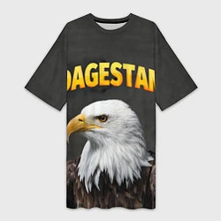 Женская длинная футболка Dagestan Eagle