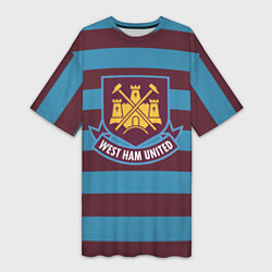 Женская длинная футболка West Ham United FC