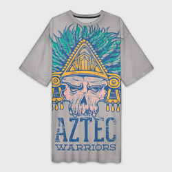 Женская длинная футболка Aztec Warriors