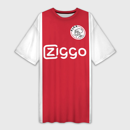 Женская длинная футболка Ajax FC: Ziggo / 3D-принт – фото 1