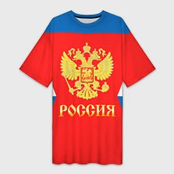 Женская длинная футболка Сборная РФ: #27 PANARIN