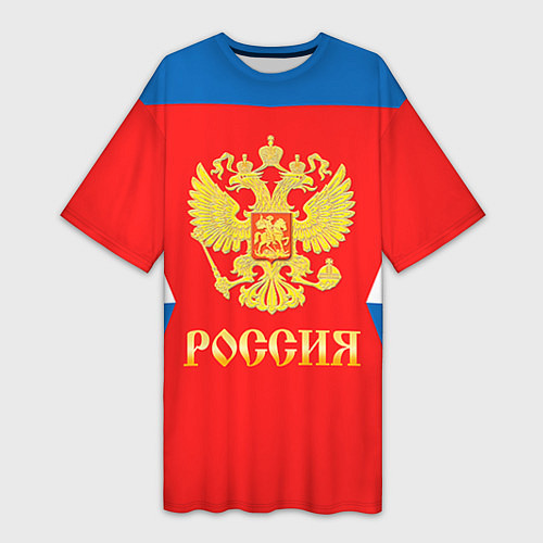 Женская длинная футболка Сборная РФ: #27 PANARIN / 3D-принт – фото 1