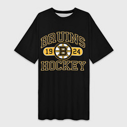 Женская длинная футболка Boston Bruins: Est.1924