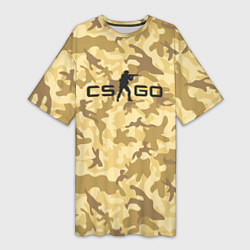 Женская длинная футболка CS GO: Dust