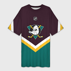 Женская длинная футболка NHL: Anaheim Ducks