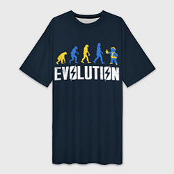 Женская длинная футболка Vault Evolution