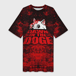 Женская длинная футболка Dawn of the Doge