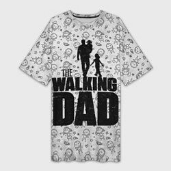 Женская длинная футболка Walking Dad