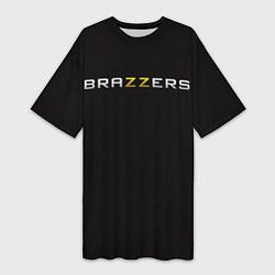 Женская длинная футболка Brazzers